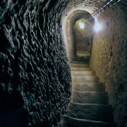 A passageway in the underground city of Derinkuyu
