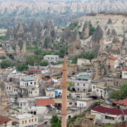 Göreme viewed from an areal balloon