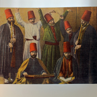 A painting in the Galata Mevlevi Museum (Sufi)